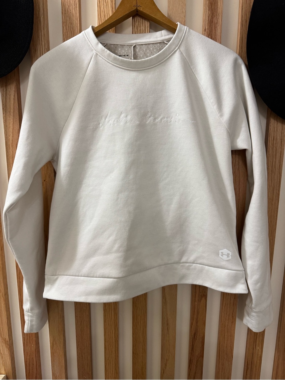 Under Armour Women's White Crewneck Sweatshirt